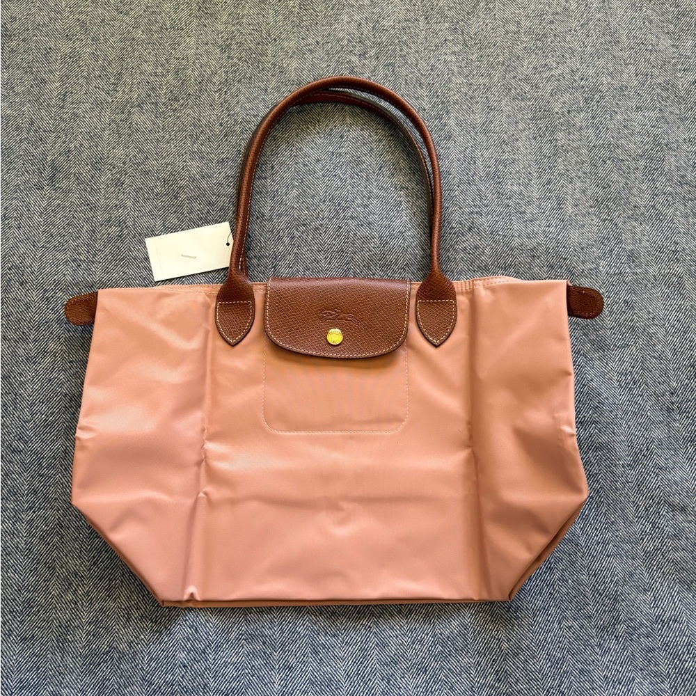 longchamp le pliage original medium tote bag | color: pink tea